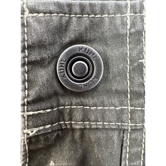 Kuhl Renegade Men's Olive Green Utility Cargo Hiking Trail Shorts Size 36 - Picture 10 of 16